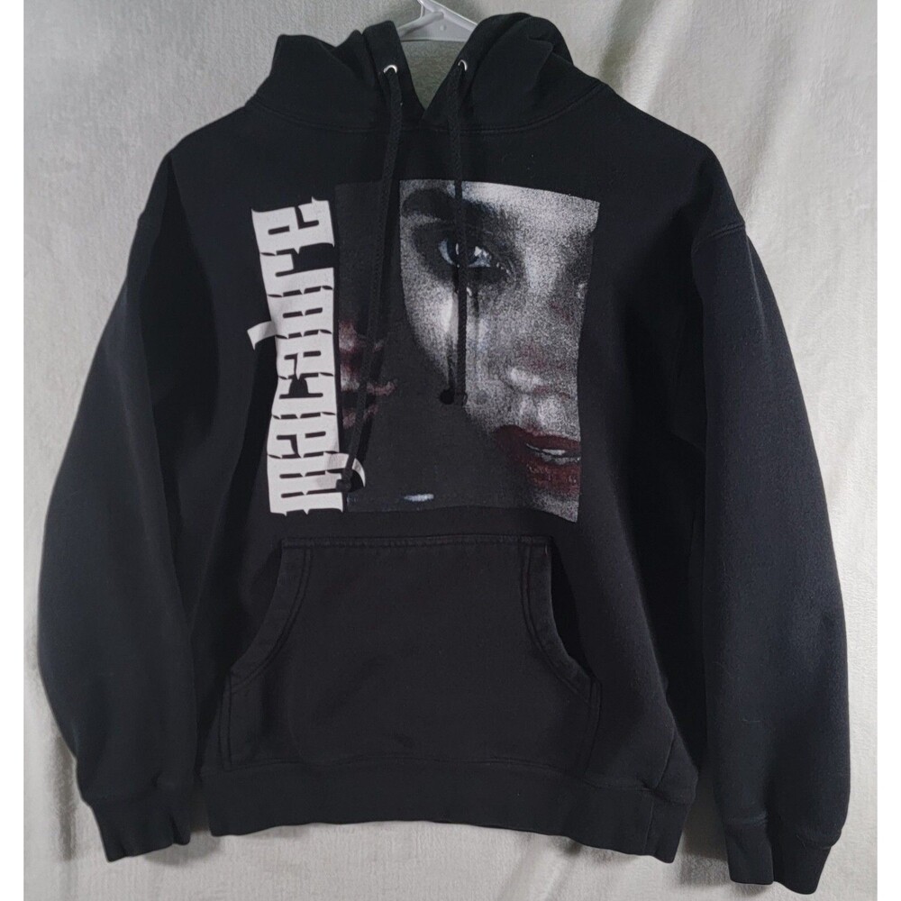 MACABRE (Chicago band) Face Metal Hoodie Large vintage Gothic Vampire